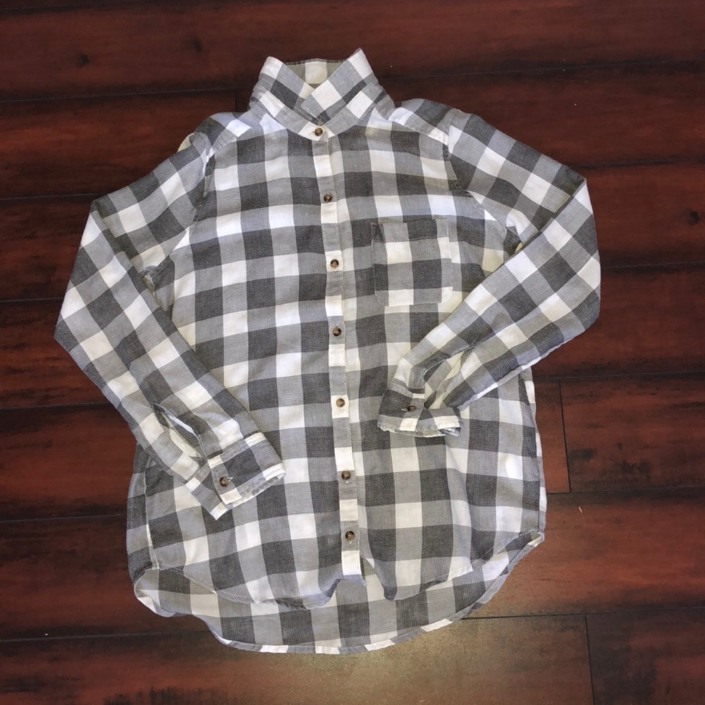 Black and white flannel from Hollister